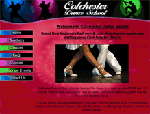 Tablet Screenshot of colchesterdanceschool.com